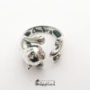 ANELLO GATTO CON INCISIONE DEL NOME