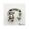 anello gatto con incisione