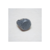 Anello mignolo puntinato rotondo argento 925