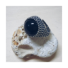 Anello puntinato con onice