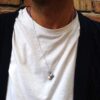 Collana con Moka a ciondolo indossata