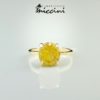 Anello con quarzo rutilato