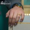 Anello con quarzo rutiliato