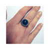 Anello puntinato con onice 