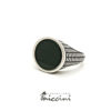 anello con onice in argento 925