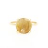 Anello con quarzo rutilato