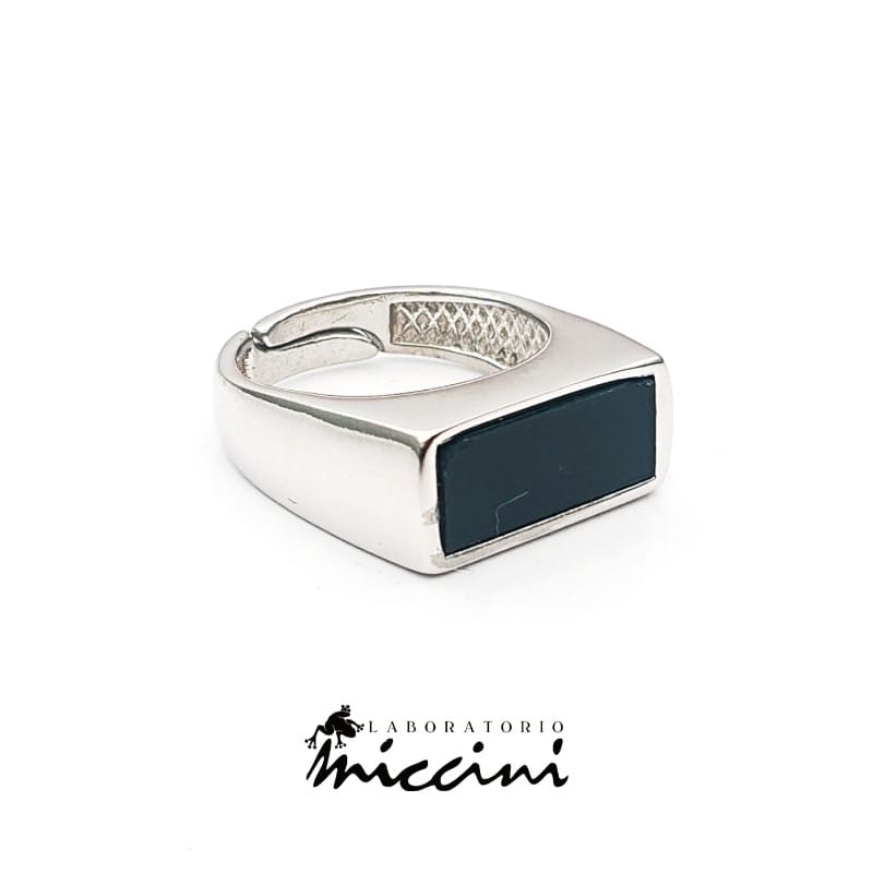 Anello onice rettangolare Laboratorio Miccini