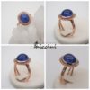 Anello con tanzanite e diamanti brown