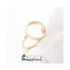 Anello Minimal Rotondo con Diamante