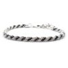 Bracciale corda in argento