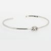 Bracciale con nodo in argento