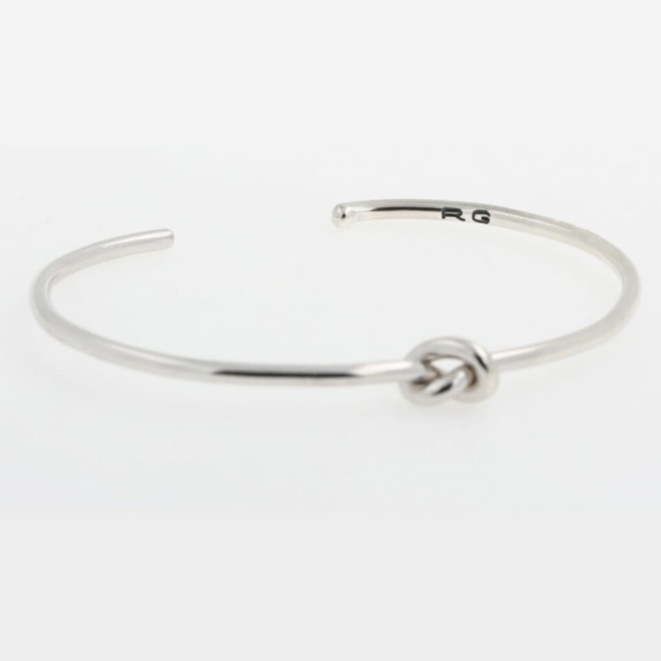 Bracciale con nodo in argento