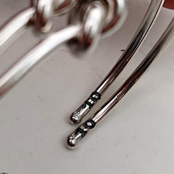 Bracciale con nodo in argento personalizzato