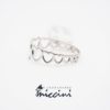  Anello cuori in oro bianco