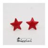 Orecchini stelle rosse