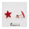 Orecchini stelle rosse