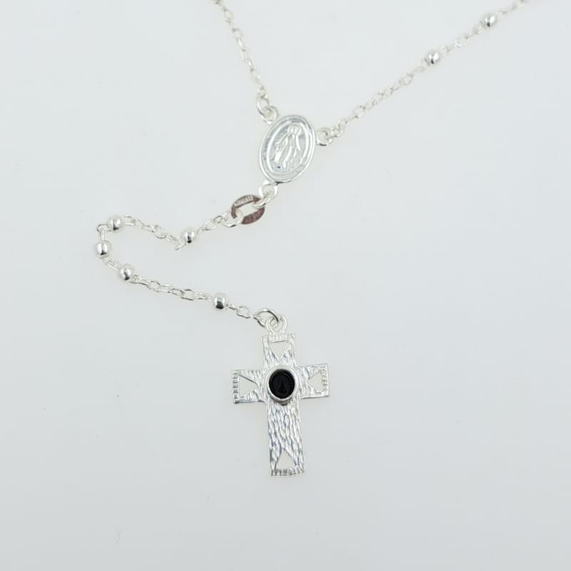 Collana Rosario In Argento