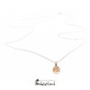 collana in argento con ciondolo albero della vita in oro rosa