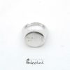 Anello chevalier da mignolo in argento con incisione