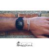 Bracciale chiodo argento taglia grande indossato