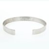 Bracciale Rigido a Fascia in argento da 8 mm personalizzato