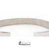 Bracciale Rigido a Fascia in argento personalizzato con incisione