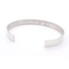 Incisione su Bracciale Rigido a Fascia in argento