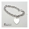 Bracciale con cuore a ciondolo personalizzabile