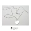 Collana con cuore a ciondolo personalizzabile 