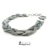 Bracciale treccia in argento