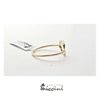 Anello minimal con cerchio in oro giallo