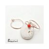 Anello minimal con Perla e con Corallo