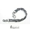 Bracciale treccia in argento