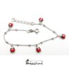 Bracciale con coccinelle in argento