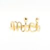 Anello con nome in oro