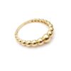 anello in oro giallo a sfere