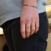 anello in oro a palline