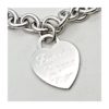 Cuore argento inciso