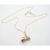Ciondolo Vespa montato su collana in oro