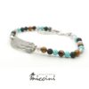 Bracciale personalizzabile con pietre natruali