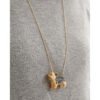 Collana con Yorkshire indossata