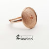 anello in argento rosato