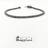 Bracciale tennis con diamanti icy