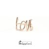 Anello Love carattere stampato