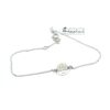 Bracciale con albero della vita in oro bianco