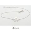 Bracciale con albero della vita in oro bianco