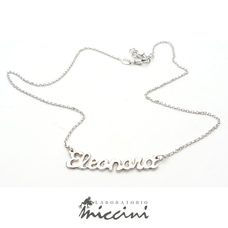 Collana con nome in Argento