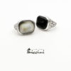 Anello chevalier con onice