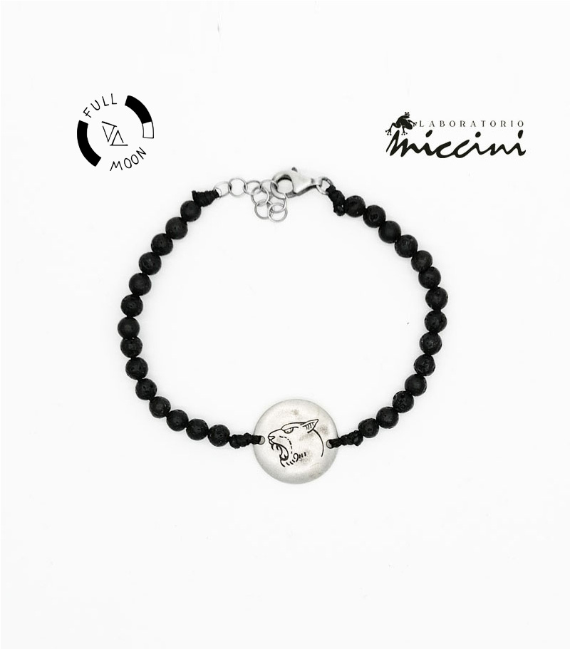 bracciale pantera nero