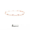 bracciale pallini argento rosato